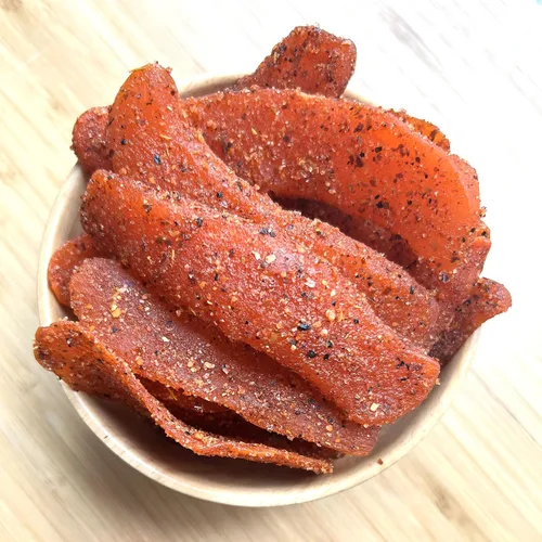Vista 3 de Rebanadas de mango seco de limón pico, aperitivos agrios y chiles de Pico Limon (2 libras)