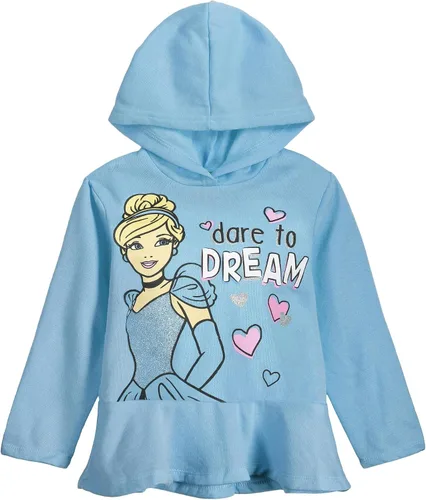 Vista 2 de Disney Princess Mulan Rapunzel Jasmine - Sudadera con capucha para niñas y niños grandes