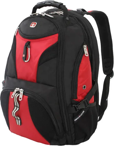 Vista 12 de SwissGear, Travel Gear 1900, Scansmart TSA, mochila para computadora portátil., talla única , Negro