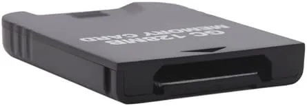 Vista 4 de HDE - Tarjeta de memoria para Nintendo GameCube o Wii 128 MB 2048 bloques color negro Única negro