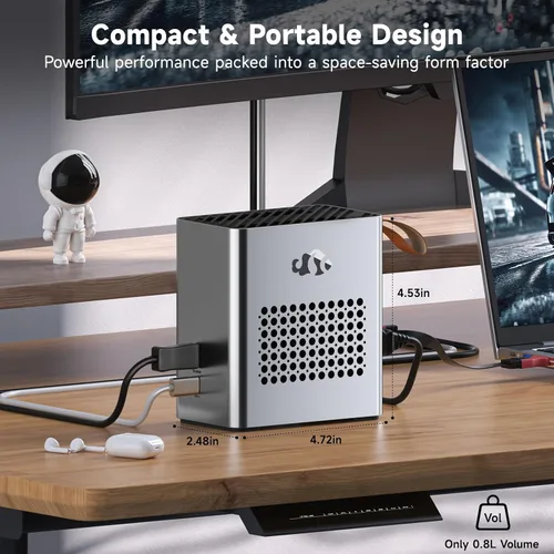 Vista 12 de NIMO Caja de tarjeta gráfica externa, AMD Radeon RX 7600M XT para portátil