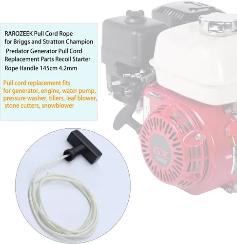 Vista 5 de Cuerda de tracción de 4.75 pies compatible con Briggs y Stratton