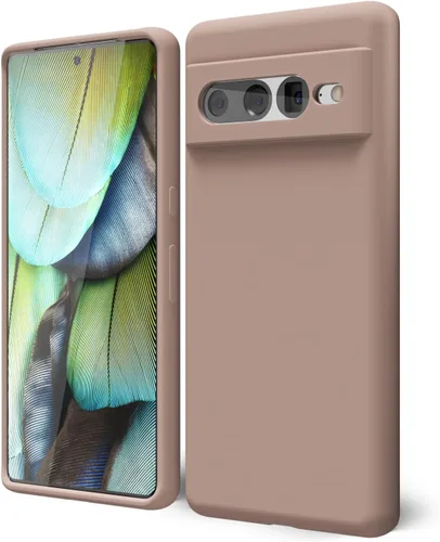 Vista 171 de oakxco para Google Pixel 6A Funda de teléfono de silicona líquida, diseño estético lindo y delgado para mujer y niña, cubierta de gel suave, lisa