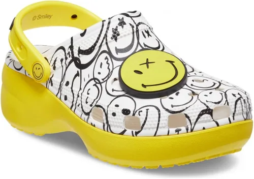 Vista 3 de Crocs Zappos Print Lab SmileyWorld Classic Platform Clog