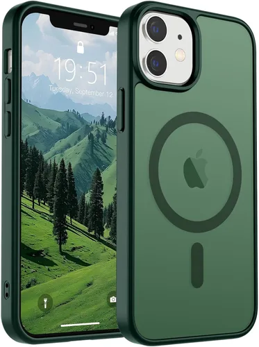 Vista 145 de SUPFINE Funda magnética para iPhone SE 2022 (3ª)/2020 (2ª), iPhone 8 (compatible con MagSafe) (protección contra caídas de grado militar), funda