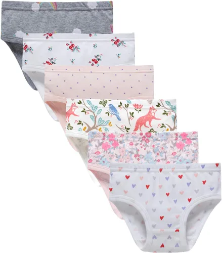Vista 14 de Sladatona Ropa Interior Suave para Niñas Pequeñas y Niños Pequeños, Bragas Transpirables y Cómodas Rojo albaricoque.