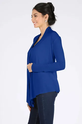 Vista 3 de Simlu Cárdigans ligeros para mujer, de talla regular y grande, para verano, manga larga