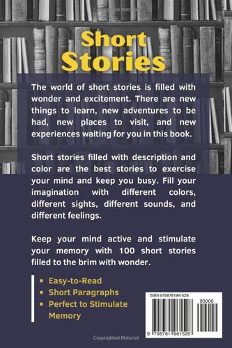 Vista 2 de 100 Short Stories for Elderly Large Print, Easy -to -Read and Short Paragraphs - Perfect to Stimulate Memory (Short Stories in Large Print)
