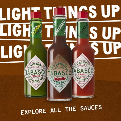 Vista 9 de TABASCO Brand Chipotle - Salsa de pimiento picante, salsa picante media, paquetes de salsa picante de una sola porción, ahumada y suave, fácil