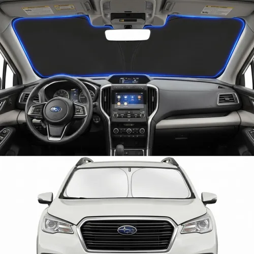 Vista 74 de Parasol para parabrisas para BMW X1 E84 2016-2024 2025, accesorios – Cubierta de parasol para parabrisas de ventana delantera, ajuste personalizado