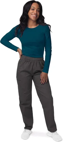 Vista 5 de Sivvan Scrubs for Women - Long Sleeve Comfort Underscrub Tee 2-Pack