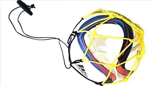 Vista 3 de 2 Soccer Ball Bungee Elastic Training Juggling Net