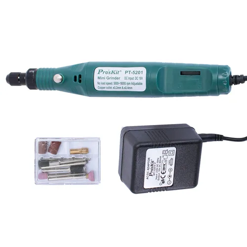 Vista 4 de Mini amoladora Pro'sKit PT-5201A