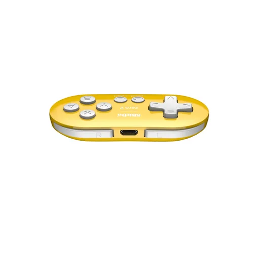 Vista 5 de 8Bitdo Zero 2 Bluetooth Gamepad Keychain Sized Mini Controller for Switch, Windows, Android, macOS & Raspberry Pi(Yellow Edition)