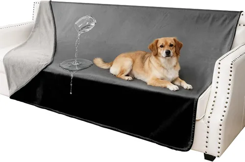 Vista 16 de Manta impermeable para perros pequeños, a prueba de fugas, manta reversible para sofá, cama, protector de muebles lavable a máquina, 25 x 35
