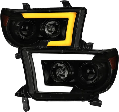 Vista 10 de SPEC-D TUNING - Faros delanteros negros para proyector