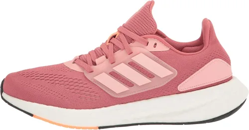Vista 8 de adidas Tenis de correr Pureboost 22 para mujer, Nube BlancoPlata MetálicoCore Bla