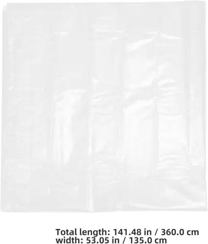 Vista 7 de DOITOOL Funda protectora de sofá de plástico transparente de 141.7 x 53.1 in, impermeable, para muebles, almacenamiento en movimiento, bolsa