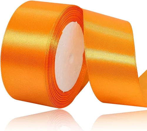 Vista 172 de Cinta de Satén Beige de Color Sólido, 1-1/2 Pulgadas x 25 Yardas, Cinta de Satén de Tela para Envolver Regalos, Manualidades, Hacer Lazos
