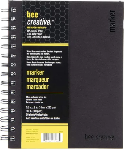 Vista 10 de Bee Paper - Diario de acuarela Bee Creative de 5.5" x 8