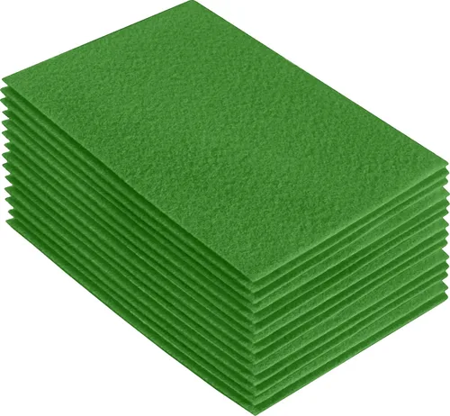 Vista 116 de FabricLA Hojas de fieltro acrílico para manualidades, cuadrados de fieltro precortados suaves de 4 x 4 pulgadas (3.9 in x 3.9 in), utiliza hojas