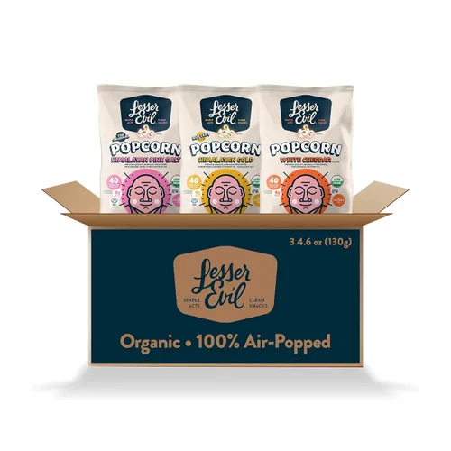 Vista 14 de LesserEvil Palomitas de maíz orgánicas "Avocado-licious", exclusivo de Amazon, calidad premium, mínimamente procesado, sin aceite vegetal, 4.6