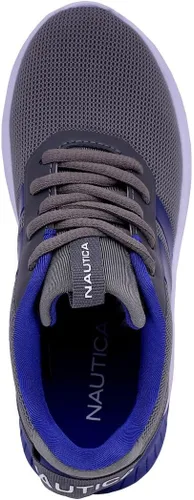 Vista 4 de Nautica Zapatillas de running para niños Cómodos zapatos con cordones para niños y niñas Tallas para niños grandes y pequeños - Manalapin
