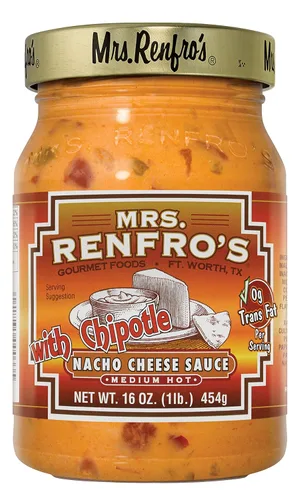 Vista 8 de Mrs. Renfro's Salsa de queso nacho, tarros de 16 onzas (paquete de 4) – Dip cremoso de queso listo para servir para chips de tortilla, nachos