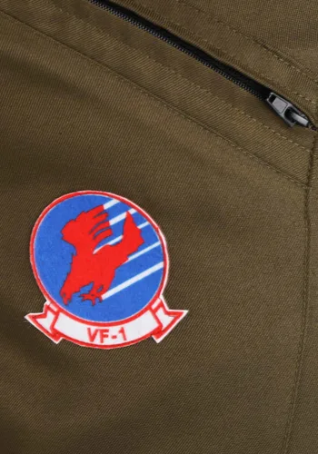 Vista 7 de Disfraz Deluxe Traje de Vuelo Top Gun para Hombre Multicolor