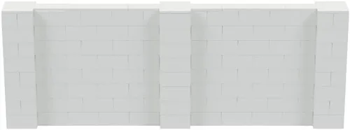 Vista 79 de EverBlock Kit de pared de 5 x 4 pies Bloques de construcción modulares Sistema de pared para edificios, pantallas y estructuras Divisor