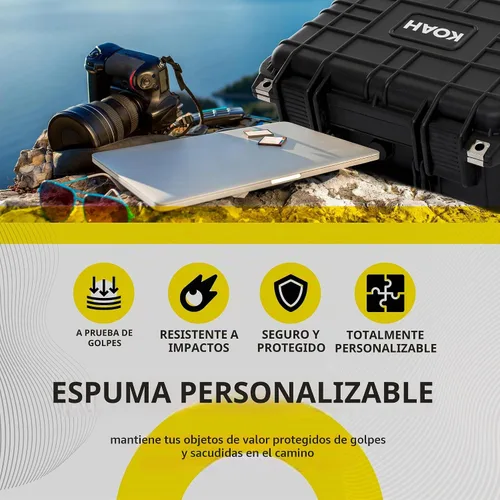 Vista 3 de Koah Estuche rígido de plástico resistente a