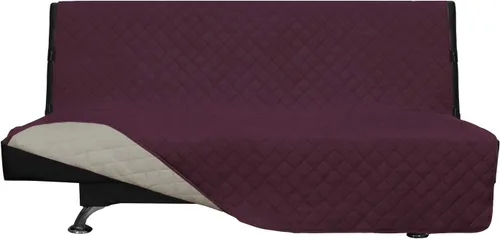 Vista 26 de Easy-Going - Funda reversible para sofá, resistente al agua, con varillas de espuma y correas elásticas, protector de muebles para mascotas y perros