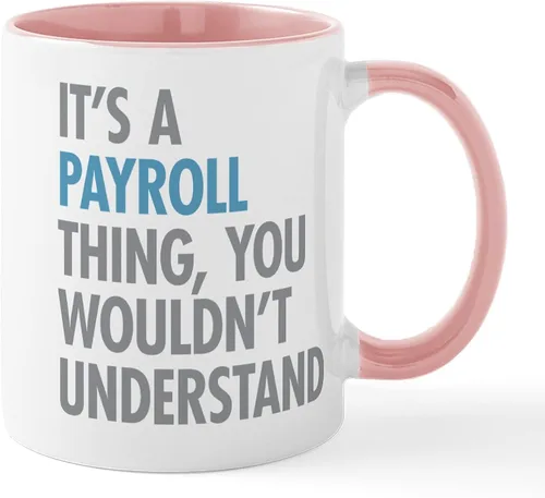 Vista 37 de CafePress Coffee Then Payroll Mugs - Taza de café de cerámica (11 oz)
