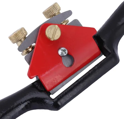 Vista 7 de Cepillo de mano 9 pulgadas Ajuste de carpintería Plano de corte Spokeshave Herramienta de recorte de mano con tornillo