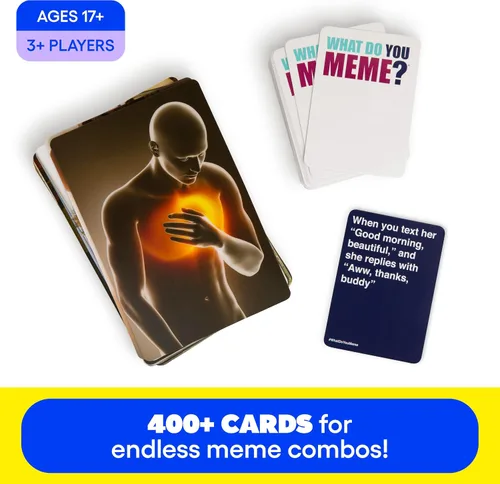 Vista 8 de WHAT DO YOU MEME? Juego básico (versión original) - El divertido juego de fiesta para adultos para amantes de los memes