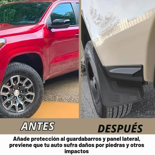 Vista 6 de Muslogy Para Colorado 2023+ Guardabarros Sin Extensión de Guardabarros Delanteros y Traseros Protectores contra Salpicaduras Sin Perforación