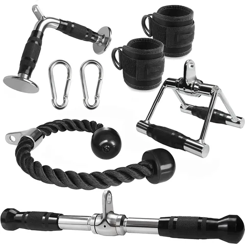 Vista 7 de Accesorio para Máquina de Cable, Accesorios de Jalón LAT, Accesorios de Gimnasio en Casa, Accesorio de Jalón para Tríceps