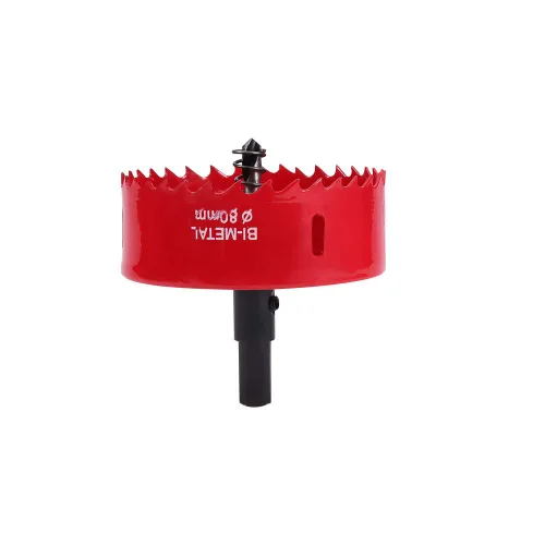 Vista 19 de Utoolmart Sierra de taladro bimetal profesional de acero inoxidable, 0.984 in de profundidad de apertura con mango triangular (2.953 in)