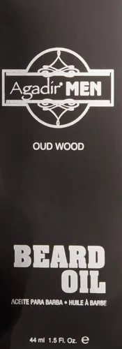 Vista 2 de AGADIR Aceite para barba de madera Oud, 1.5 onzas líquidas
