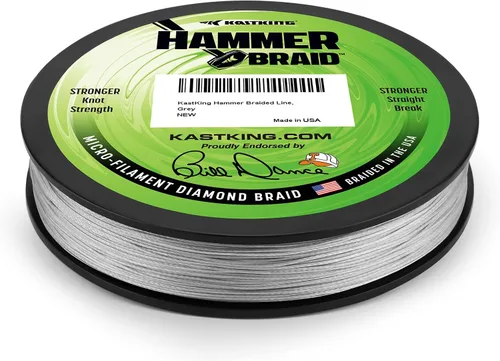 Vista 13 de KastKing Línea de pesca con trenza de martillo, línea trenzada resistente a la abrasión, fabricada en los Estados Unidos, línea superline