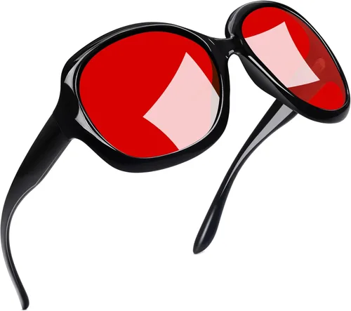 Vista 15 de Joopin - Gafas de sol polarizadas grandes y modernas para mujer, lentes de sol de conducción, UV protectoras, grandes B01-negro/Negro