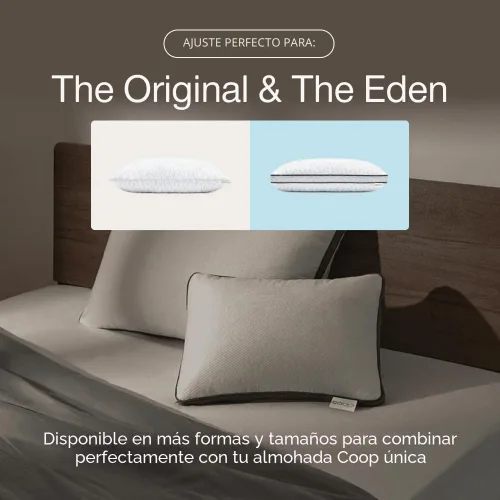 Vista 6 de Coop Home Goods - Fundas protectoras de almohada hipoalergénicas con zíper, 2 unidades, funda de rayón derivado de bambú, lavable a máquina