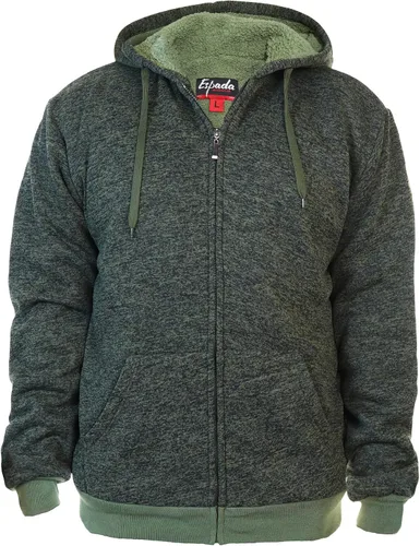 Vista 43 de Chaqueta con capucha con cremallera completa y forro de sherpa