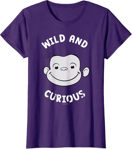 Vista 13 de Curious George Camiseta Big Face Wild and Curious Negro