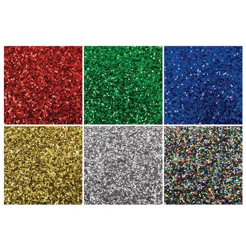 Vista 2 de Spectra Arts & Crafts - Surtido de purpurina, 6 colores surtidos, 0.75 onzas, 12 frascos