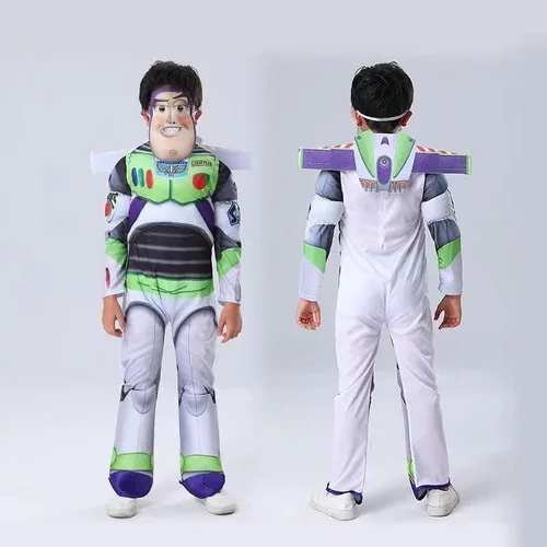 Vista 2 de Disfraz de cosplay de Buzz Lightyear para niños disfraz de cosplay de Halloween