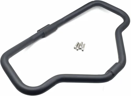 Vista 9 de HongK - Protector de motor delantero para carretera compatible con H-D Sportster 883 1200 XL XR 48 72 04-20 negro brillante [P/N: MT504-002-GBK]