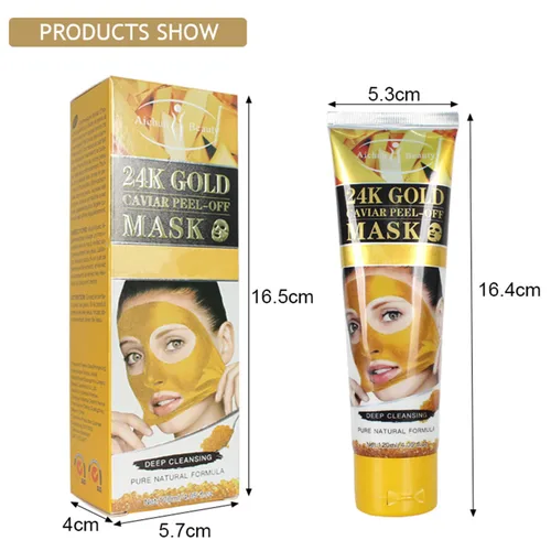 Vista 8 de AICHUN BEAUTY Mascarilla facial Peel-Off Aceite de limpieza profunda y poros sucios Recuperar la piel de la cara Vitamina A y E 4.1 fl oz/4.05fl.oz