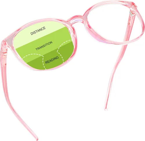 Vista 18 de YEIN Gafas presbípicas multifocales progresivas, gafas de sol grises fotocrómicas