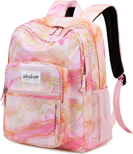 Vista 24 de Abshoo Classical Basic Mochila de viaje para escuela resistente al agua. Mochila escolar de espalda., Negro), BPDU1B1